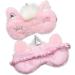 Gatuida 8 Pcs Plush Eye Masks for Kids - Soft Blindfolds & Sleep Masks for Better Sleep | Night Eye Covers Breathable Fox Design - Buy Online on SooperMarket.com