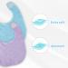 Vicloon Baby Bandana Dribble Bibs Set - 8pcs Unisex Infant Teething Bibs in Blue/Green/Grey/White - Soft, Absorbent, Adjustable with Velcro - Buy Online on SooperMarket.com
