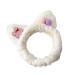 JSGHGDF Headband Plush r Cat Ears Headbands Makeup Hairband -slip Kitten Ear r Head Wrap Elastic Headbands 1