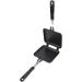 Double Handle Frying Pan Waffle Maker 37 16 4 Non Stick Frying Pan Double Sided Aluminium Alloy with Anti Scalding Handles Pancake Cooking Pot for Kitchen Breakfast - Buy Online on SooperMarket.com
