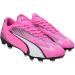 PUMA Men's Ultra Play FG/AG Football Shoe - Poison Pink White & Black - Size 41 EU - International Shipping Available - Buy Online on SooperMarket.com