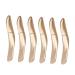 MUSISALY 18 Pcs Eyeliner Empty Tube oil Lash Serum DIY Tube Cosmetics Eyelash Oil Tubes Wand Golden Pp