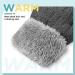 Baby Toddler Furry Winter Gloves | Cozy Knit Mittens for Kids 0-3 Years | Insulated Snow Gloves with Fleece Lining | Warm Gift - Dark Grey - Buy Online on SooperMarket.com