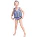 IMEKIS Unisex Kids' One-Piece Swimwear - Adjustable Buoyancy Bathing Suit for 3-4 Years - Blue Grille Swimming Aid - Buy Online on SooperMarket.com