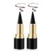 Aaiffey 2 Colors Gel Eyeliner Set Quick-Dry Cream Eyeliner Waterproof and Smudge Proof Eye-liner Pencil Long-Lasting Matte Black Eyeliner Stick for Women Girls (04 Black+03 Brown) 04Black+03Brown