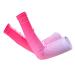WskLinft 1 Pair Arm Sleeve -pilling Breathable Fine Stitching Quick-drying Arm Sleeve for Exercise Pink