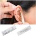 Pink and White Crystal Gem Stone Magnetic 24k Gold Bead Clear Tape Auricular Sticker Ear Seeds Ear Acupuncture - Buy Online on SooperMarket.com