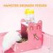 xihan123 Hamster Bowl Plastic Rabbit Food Bowls Durable Resuable Rabbit Hay Feeder For Allow To Keep The Cage Area Clean Help Reduce Hay Waste set-pink - Buy Online on SooperMarket.com