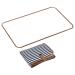 Lekebaby Portable Changing Mat Nappy Changing Mat Foldable Baby Changing Mat Travel Changing Mat Portable Baby Change Mat Blue Striped Blue Stripes