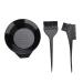 3pcs Hair Coloring Brush and Bowl Set Professional Hair Salon Dyeing Perming Tools