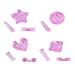 minkissy 3 Sets Nail Embossing Tool Reusable Nail Stencils Nail Template Press Nail Manicure Nail Stencil Stamp Star Shape Nail Mould Nail Art Stamp Nail Art Tool Make up False Nails 3.2X3.2cm