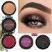 Phoera Cream to Powder Waterproof Glitter Eyeshadow Palette - Champagne - Buy Online on SooperMarket.com
