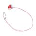 Hearing Aid Retainer Straps Fashion Lightweight Hearing Aid Clips Portable Strawberry Pattern for Shirts