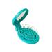 2PCS Hair Comb With Mirror Portable Massage Smooth Comb 2 In 1 Folding Portable Hollow Comb Styling Accessories (Color : C1)