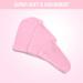 Nykaa Naturals Microfiber Hair Towel Wrap - Lightweight & Absorbent Gentle on Hair Prevents Frizz - Pink - 1 pc | Ideal for All Hair Types - Buy Online on SooperMarket.com