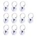Balacoo Pet Bells 10pcs Cat Dog Bells Pet Collar Accessories Pet Training Bells for Kitten Collars Puppy Collars Silver