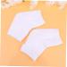 minkissy Socks Pairs Heel Socks Heel Sleeves Protectors Gel Heel Sleeves feet Repair Socks Heel Protector Socks feet Cracked Socks Gel Foot Socks Ankle Socks White Anti-Crack and wo Men - Buy Online on SooperMarket.com