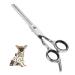 Professional dog cups with a round tip made of stainless steel eye cutter for dogs and cats professional fello care tools size 17 x 6.6 x 1.1 cm Effilting scissors made of stainless steel.