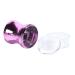 Bexdug silicone nail stamp transparent soft stamp with scraper clear nail art stamper scraper set stamp with silicone heads DIY manicure pressure tool violet