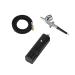 Paint Sprayer Rechargeable Airbrush Kit with Gravity Type Spray Gun for Art Model Body Paint Artist Makeup Nail Tattoos Cake Tools for Painting Ceilings Fences cabinets Tm80s Black C