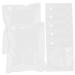 FRCOLOR Foldable Travel Bag 6pcs Airport Liquid Bag Travel Accessories Filling Pp Clear Travel Bags 53x48x0.1cm Transparent