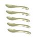 BELLIFFY 5pcs Cosmetic Beauty Spoon Face Cream Applicator Makeup Spatulas Small Eye Cream Zinc Alloy Golden 6.5X1.3X0.3CM Golden