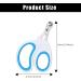 Tinkber 2-Pack Cat Nail Clippers - Stainless Steel Round Pet Nail Shears for Cats Puppies & Small Dogs - Blue & Orange - Buy Online on SooperMarket.com