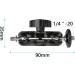 CAMVATE Universal Magic Arm 1/4 -20 Thread (Black 2 Pieces) - 2080 | Multi-functional Mounting Solution - Buy Online on SooperMarket.com