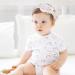 Eodkse White Elastic Flower Headband for Baby Girls | Lace Pearls & Flowers | Perfect Newborn & Toddler Hair Accessory for Photo Shoots - Buy Online on SooperMarket.com