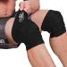 C.P.Sports Kniebandage - 200cm-250cm T25 | Velcro-Free Strength Bandage for Bodybuilding Powerlifting & Cross-Training | Camouflage Black | Optimal Support for Men & Women - Buy Online on SooperMarket.com