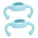 Vaguelly 2pcs Bottle Handle Milk Bottle Grips Silicone Bottle Grip Bottle Grip Milk Bottle Accessories Bottle Grip Bottle Grip Child Feeding Bottle Silica Gel Feeder 14.00X5.00X5.00CM Sky-blue