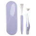 Electric Earpick Comfortable Grip Earwax Remover Iron Box Ergonomic Handle Quickly Clip Purple for Baby Use