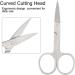 Premium Stainless Steel Nose Hair Trimmer & Eyelash Scissors for Men & Women - Professional Facial Hair Grooming - Buy Online on SooperMarket.com