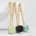 FRCOLOR Loofah Handle Back Scrubber - Silicone Brush for Exfoliation & Massage - Buy Online on SooperMarket.com