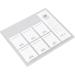 6 Color Acrylic Nail Art Display Board Sample Stand Holder for Nail Art Design with Perfect Presentation - Buy Online on SooperMarket.com