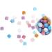 60Pcs Hexagon Silicone Beads 14mm - DIY Bracelet & Necklace Making Kit | Soft & Colorful Loose Beads for Handmade Women's Jewelry - 62 Colors - Buy Online on SooperMarket.com