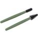 Verdant Touch Makeup Brush Silicone Eyelash Brush Set Portable Mascara Brush Reusable Makeup Brush with Washable Dustproof Box Green - Buy Online on SooperMarket.com
