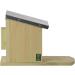 Squirrel Nut Feeder Zinc Roof Pinewood FSC 100% Wildlife Garden - Buy Online on SooperMarket.com