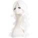 MapofBeauty Charming Long Wavy Hair Wig - Women's Party Full Wig in White - Buy Online on SooperMarket.com
