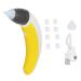 Infant Nose Sucker Soft Silicone Electric Nasal Aspirator with Detachable Design for Infants Babys (Yellow)