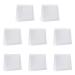 8pcs-Mini Small PVC Transparent Plastic Cosmetic Organizer Bag Pouch With Zipper Closure for Vacation Travel, Bathroom and Organizing Waterproof Makeup Bag