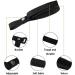 ZaishunNT Dog Seat Belt Wrist Safety Strap Retractable Hands Free Wrist Strap for Medium to Large Dogs Black - Buy Online on SooperMarket.com