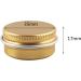 Buy 24-Pack 10ml Gold Empty Aluminum Jars with Screw Caps | Ideal for Cosmetics & DIY | Aluminum Cosmetic Cans with Stickers - Buy Online on SooperMarket.com