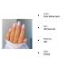 24 Pcs Short Press on Nails Luvehandicraft Glossy Coffin False Nails with Glue - Pink White Swirl | For Women and Girls | 28 Piece Set - Buy Online on SooperMarket.com