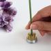 Wazakura Mini Ikebana Kenzan Japanese Flower Holder Set - Made in Japan | Round Square Brass Floral Arranging Pin Frog - 1(24mm) - Buy Online on SooperMarket.com