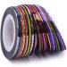 Nail Striping Tape Nail Art Striping Decals Nail Line Sticker DIY Nail Tip Decoration 32PCS Nail Striping Tape - Buy Online on SooperMarket.com