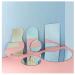 GISELA D Acrylic Mirror Reflection Board Geometric Shape Photo Background Props Set Photography Ornaments Reflective Display Sheet (7Pcs)