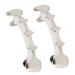 Irregular Hip Hop False Tooth Set Halloween Festival Hip Hop Tooth Decoration Accessory (Silver Color)