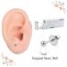 Firstomato 2PCS Disposable Ear Piercing Kit with Hypoallergenic Earrings - 3.0mm Ball Silver - Buy Online on SooperMarket.com
