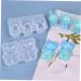 FELTECHELECTR 2pcs Doll Cartoon Ornaments Adorable Rabbit Molds Pendants Dessert Earring Shape Coaster Crystal - Buy Online on SooperMarket.com